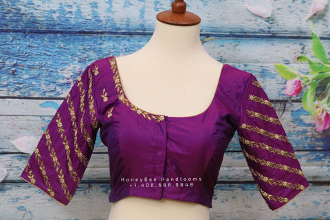 Purple Colored Classy Faux Silk Saree – Sareeworldstore