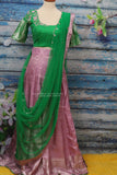 Lehenga langavoni | kanchi silk lehenga | teens half saree | Indian kanchipattu lehenga | teens lehenga voni duppatta kancheepuram |Handloom