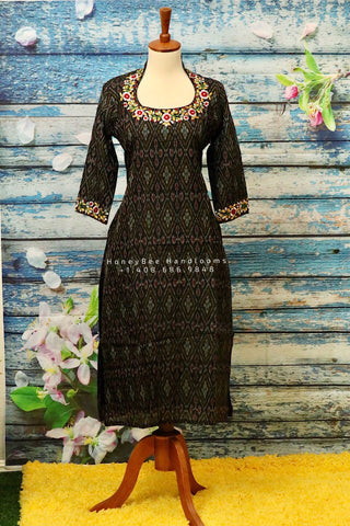 salwar kameez,Indian Designer Kurta,Indian Dress for women,Indian Stitched Dress for Women, Indian ikkat Dress organza duppatta