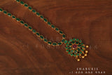 Emerald necklace,Pure Silver Jewellery Indian ,simple Necklace,rubies,Indian party wear jewelry,Indian kids Jewelry-NIHIRA-SHABURIS