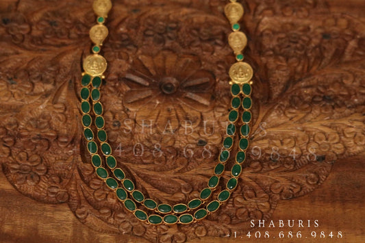 Kasumala necklace,Pure Silver Jewellery Indian ,simple Necklace,rubies,Indian party wear jewelry,Indian kids Jewelry-NIHIRA-SHABURIS