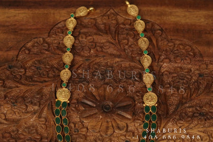 Kasumala necklace,Pure Silver Jewellery Indian ,simple Necklace,rubies,Indian party wear jewelry,Indian kids Jewelry-NIHIRA-SHABURIS