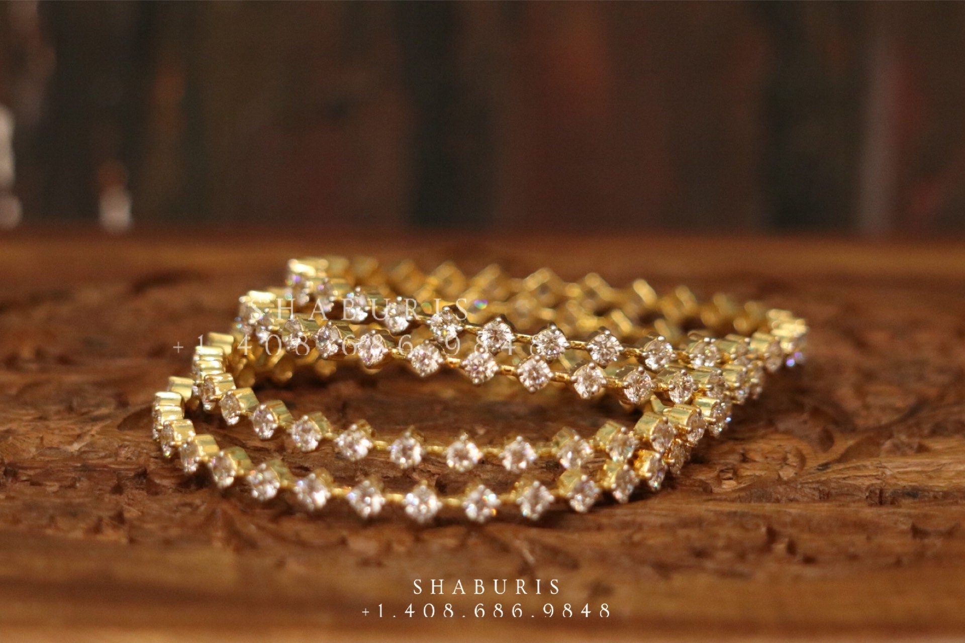 Diamond Bangles,South Indian Jewelry,silver indian Bangles,pure silver Swaroski Bangles,Indian Wedding Jewelry -NIHIRA-SHABURIS