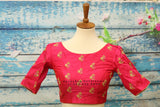 Saree blouse | bridal blouse | Saree stitched Blouse | floral work | Silk Blouse | Maggamwork blouse |Heavy work blouse|pink saree blouse