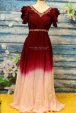 Indian Designerwear,Indian Designer Long Frock,Indian Stitched Dress for Women,Latest Indian tie dye dress Indian kids Dress