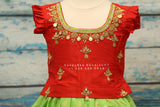 Kids pattu Pavada | New Born Pattu Langa | New Born Girl Pavada | New Born Baby Girl Dress | Indian Kids Girl Dress | Indian girls Dress