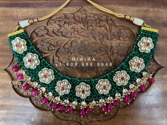 Latest Indian Jewelry,Gold Plated Jewellery Indian ,Artificial Jewellery,lyte weight Indian Bridal,Indian Wedding Jewelry-NIHIRA-SHABURIS
