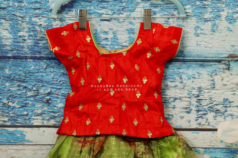 New Born Indian Kids Dress | Indian New Born Dress | Indian New Born Kids pattu Dress | Indian Baby Girl Dress |Indian Baby Girl Pink Dress