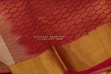 Lyte weight Pattu Sarees online,South Indian Sarees,Pure Silk Sarees,Kanjivaram Saree,kanchi pattu saree,Zari saree,off white saree - NIHIRA