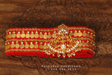Maggam Work Waistbelt | Vaddanam | Vadiyanam | Saree Belt | Hip Belt | Hip Chain |Sabyasachi Belt|Bangles|HoneyBee Handlooms
