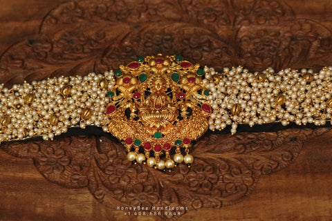 Maggam Work Waistbelt | Vaddanam| Vadiyanam| Saree Belt| Sabyasachi Belt| Guttapusalu belt | Lakshmi Vadiyanam |Hip Belt| Hip Chain - Nihira