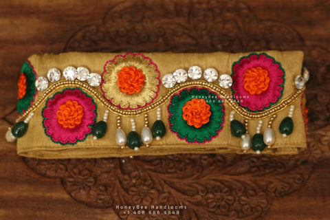 Maggam Work Waistbelt | Vaddanam| Vadiyanam| Saree Belt| Sabyasachi Belt| Guttapusalu belt | Lakshmi Vadiyanam |Hip Belt| Hip Chain - Nihira