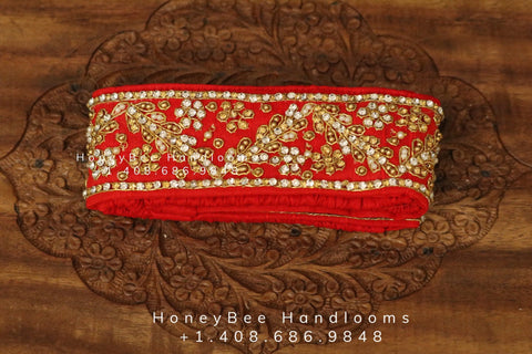 Maggam Work Waistbelt | Vaddanam| Vadiyanam| Saree Belt| Sabyasachi Belt| Guttapusalu belt | Lakshmi Vadiyanam |Hip Belt| Hip Chain - Nihira