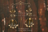 Oxidized Jewelry,Pure Silver jewelry Indian,amrapali jewelry inspire,tribal earrings,Indian Jewelry,peacock jewelry,NIHIRA-SHABURIS