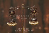 Oxidized Jewelry,Pure Silver jewelry Indian,amrapali jewelry inspire,tribal earrings,Indian Jewelry,peacock jewelry,NIHIRA-SHABURIS