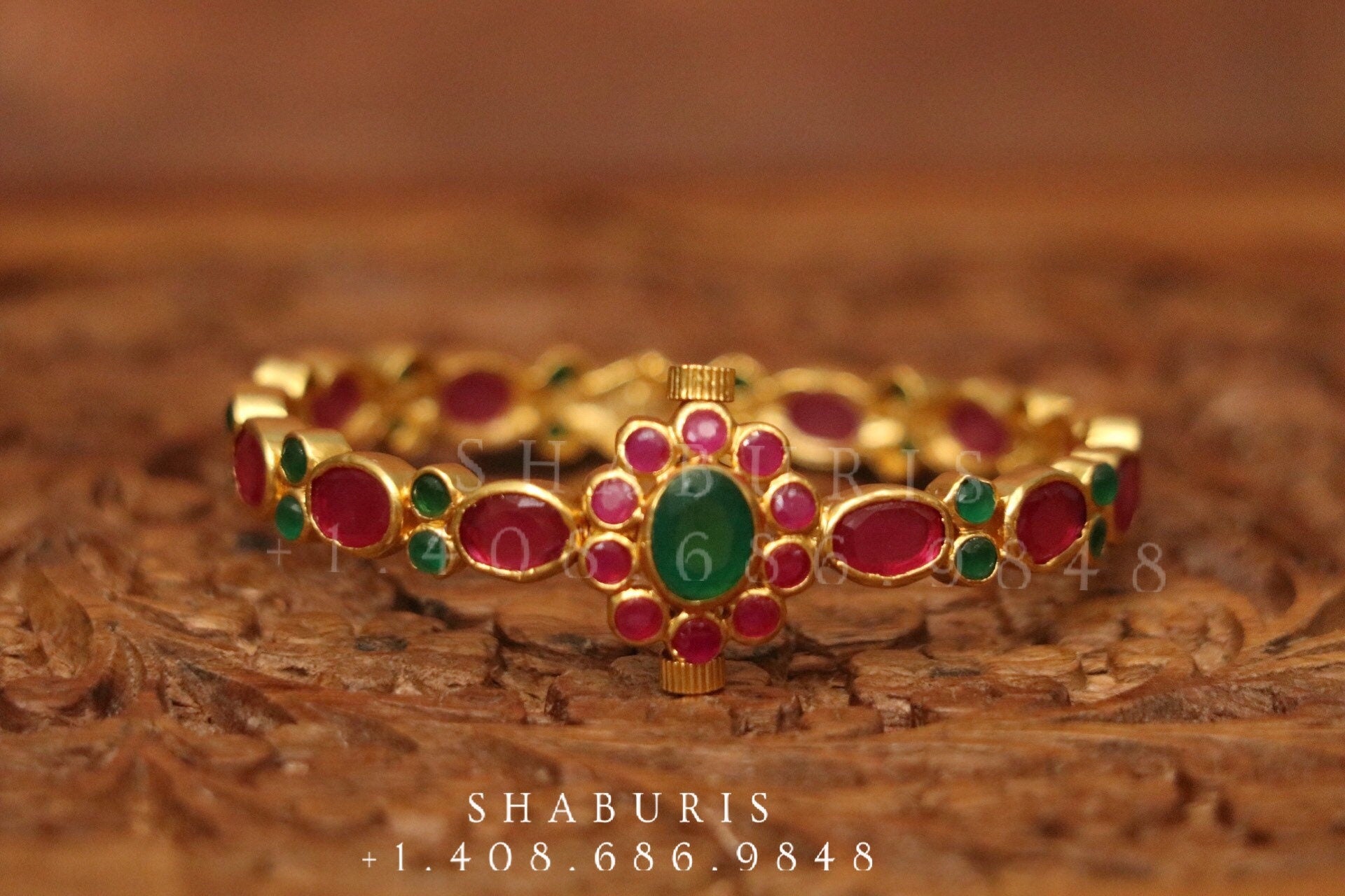 Ruby bangle,Pure Silver Jewellery Indian ,simple openable bangle,rubies,Indian party wear jewelry,Indian kids Jewelry-NIHIRA-SHABURIS