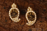 Mango mala lakshmi earrings Jewelry,Pure Silver Jewellery Indian , Daily Wear Stud,Indian casual Jewelry,Indian Silver Jewellery-NIHIRA