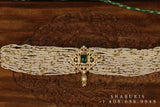 Pearl choker,Pure Silver jewelry Indian, diamond choker set,Sabyasachi style,Indian Bridal,Indian Wedding Jewelry-NIHIRA-SHABURIS