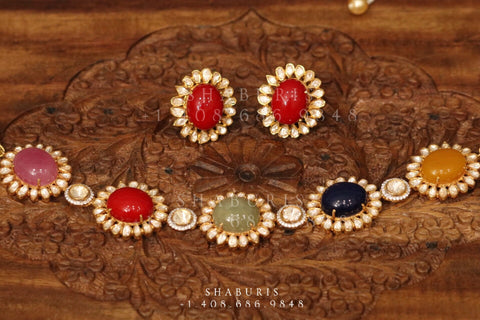 925 silver jewelry Polki Diamond Choker ,polki Necklace,Indian Necklace,uncut diamond choker,diamond haram-NIHIRA-SHABURIS