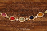 925 silver jewelry Polki Diamond Choker ,polki Necklace,Indian Necklace,uncut diamond choker,diamond haram-NIHIRA-SHABURIS