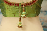 Silk Saree Blouse | Silk Blouse | zardhosi work Blouse | Green Saree Blouse | Stitched Saree Blouse | Honeybee Handlooms