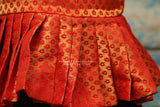 Chanderi Kids Pavada | Pattu Langa | Girl Pavada | New Born Baby Girl Dress | Indian Kids Girl Dress | Indian girls Dress |Handloom Dress