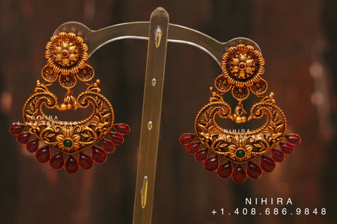 jhumka,big jhumka,swarovski,south sea pearl earring,party wear earrings,designer jewelry,hand picked jewelry,chandbali jewelry