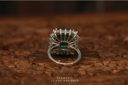 Diamond ring ,engagement ring,Pure silver ring Indian,Indian wedding ring,Indian Wedding Jewelry -NIHIRA-SHABURIS