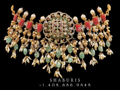 Guttapusalu Jewelry,Pure Silver jewelry Indian ,Nakshi Temple Necklace,Indian Necklace,Indian Bridal,Indian Wedding Antique Jewelry-NIHIRA