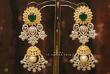 Diamond choker,Swarovski Jewelry,diamond Necklace,chandbali jewelry,lyte weight Indian Bridal,Indian Wedding Jewelry,Sabyasachi jewelry