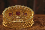 Diamond bangle,Gold Plated Jewellery Indian ,Artificial Jewellery,diamond bracelet ,Indian Wedding Jewelry-NIHIRA-SHABURIS