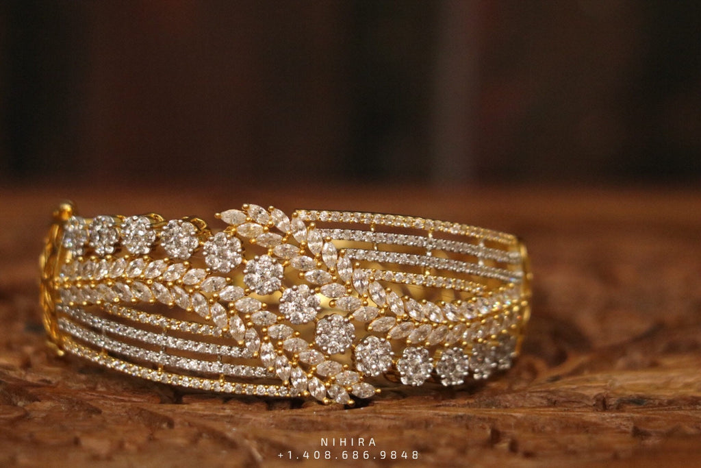 Diamond bangles artificial Clearance