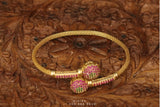 Ruby bangle,Gold Plated Jewellery Indian ,Artificial Jewellery,gold bracelet ,Indian gifts jewelry -NIHIRA-SHABURIS