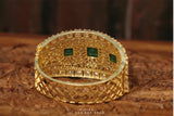 Diamond bangle,Gold Plated Jewellery Indian ,Artificial Jewellery,diamond bracelet ,Indian Wedding Jewelry-NIHIRA-SHABURIS