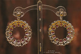 Chandelier earrings ,party wear earrings,designer jewelry,hand picked jewelry,celebrity jewelry,fashion jewelry,fusion jewelry earrings