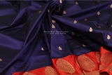Raw mango saree inspired,Lyte weight Sarees online,South Indian Sarees,Pure Banaras Sarees,Saree Blouse, handloom saree,blue saree NIHIRA