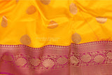 Raw mango saree inspired,Lyte weight Sarees online,South Indian Sarees,Pure Banaras Sarees,Saree Blouse, handloom saree,yellow saree NIHIRA