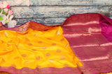 Raw mango saree inspired,Lyte weight Sarees online,South Indian Sarees,Pure Banaras Sarees,Saree Blouse, handloom saree,yellow saree NIHIRA