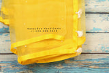Organza saree with stitched blouse,zardhosi work,fancy saree,yellow saree, sabyasachi saree inspired saree,lyte weight saree,cocktail saree