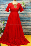 Indian Designerwear,Indian Designer Long Frock,Indian Dress for women,Indian Stitched Dress for Women,Latest Indian jewelry work dress