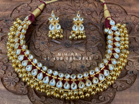 Latest Indian Jewelry,Gold Plated Jewellery Indian ,Artificial Jewellery,lyte weight Indian Bridal,Indian Wedding Jewelry-NIHIRA-SHABURIS