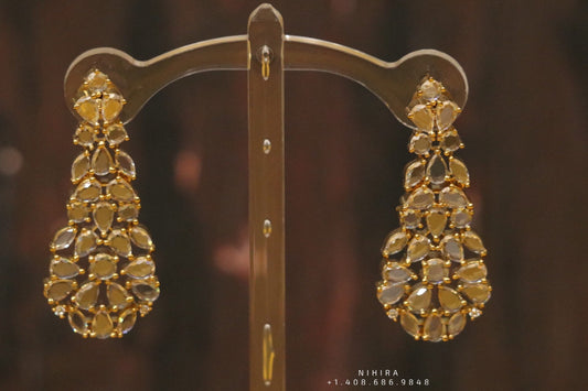 Chandelier earrings ,party wear earrings,designer jewelry,hand picked jewelry,celebrity jewelry,fashion jewelry,fusion jewelry earrings