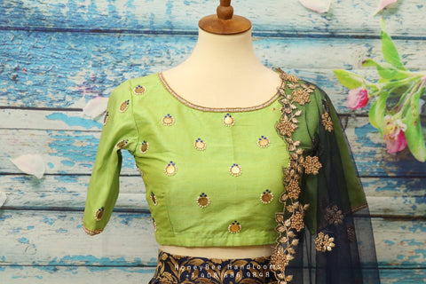 Kids half saree,green lehenga,latest indian designer wear,indian lehenga,Half Saree,party wear,indian teens dress,ruffle sleeve dress