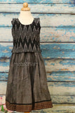 Indian kids dress | ikkat dress | Indian cotton dress for kids | Bollywood dress | Kids Maxi Dress | Indianwear | HoneyBee Handlooms