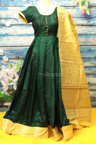 Indian Kids gown | Diwali dress kids | silk dress Diwali gift new year gift dress Indian teens dress kids dress Indian kids frock