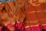 Lyte weight Pattu Sarees online,South Indian Sarees,Pure Silk Sarees,Kanjivaram Saree,kanchi pattu saree,Zari saree,maroon saree - NIHIRA
