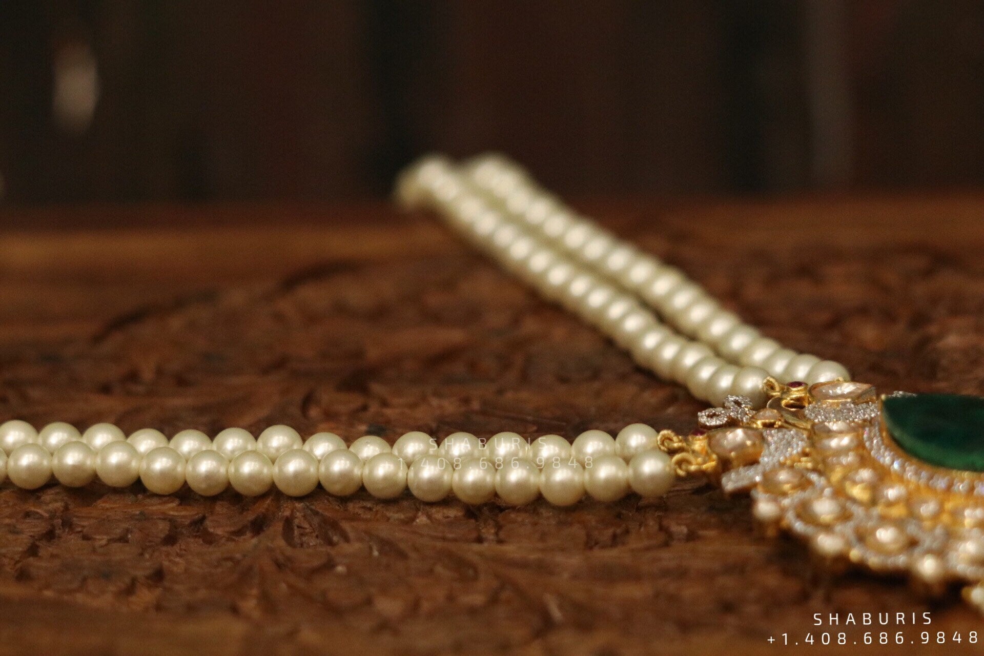 Swarovski pendant,swarovski chain,sabyasachi jewelry inspired Traditional indian Jewelery,Polki haram,Pure silver jewelry-NIHIRA