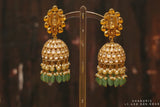 Polki Diamond Buttalu,polki Diamond Jhumka Jewelry,sabyasachi Jewelry inspired Jhumka Earrings,Jhumki,  indian jewellery Designs -NIHIRA