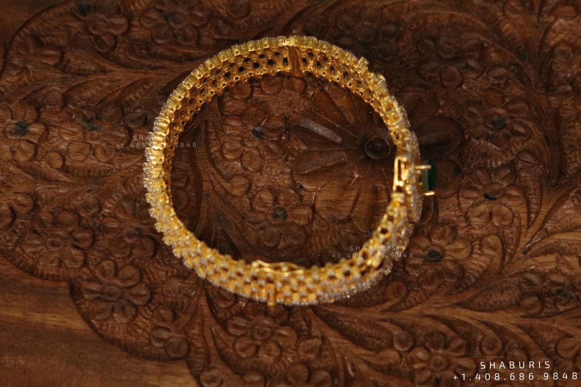 Indian Jewellery Designs,South Indian Jewellery,South Indian Jewelry,Diamond Bangle Design,latest indian jewellery Designs - NIHIRA-SHABURIS