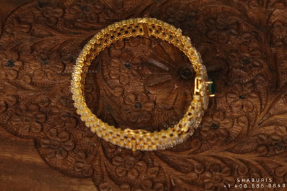 Indian Jewellery Designs,South Indian Jewellery,South Indian Jewelry,Diamond Bangle Design,latest indian jewellery Designs - NIHIRA-SHABURIS